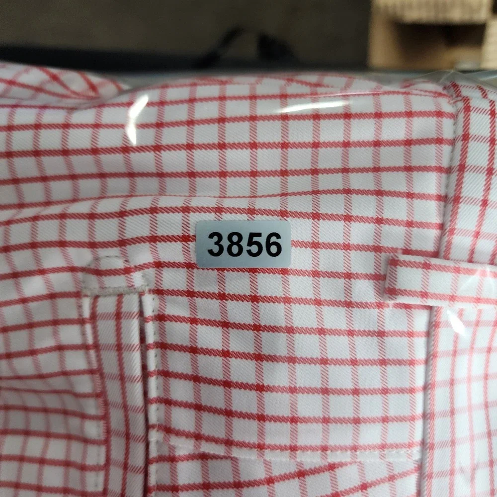 Peter Millar Crown Sport Golf Shorts Mens 33 Red White Check Performance Wicking
